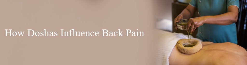 How Doshas Influence Back Pain